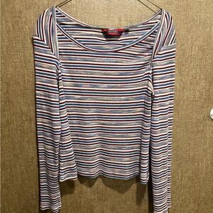 Vintage Rockies Striped Long Sleeve Top